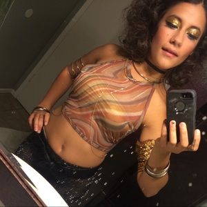 Dolls Kill Retro Crop Top